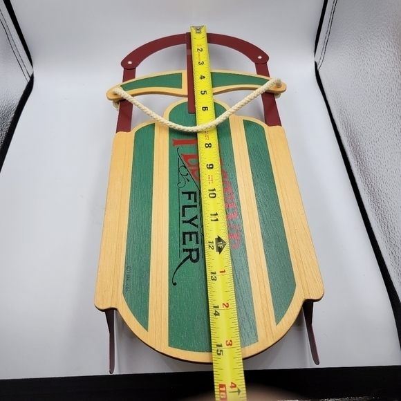 Vintage Hallmark Festive Flyer Decorative Sled - Picture 5 of 6